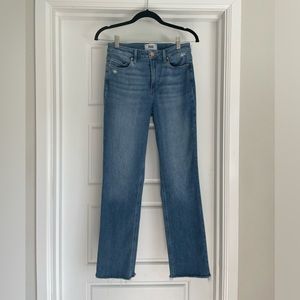 Paige Cindy High Rise Ankle Straight Jeans